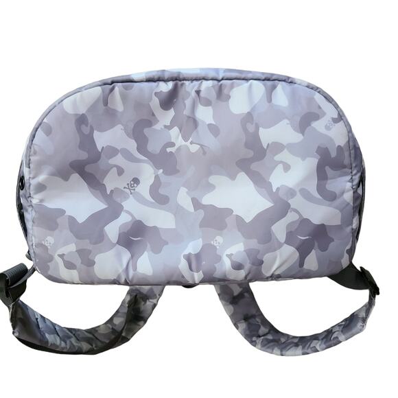 SOULCYCLE X STATE‎ Exclusive Lennox Large Backpack Gray White Camo Skulls main image 12